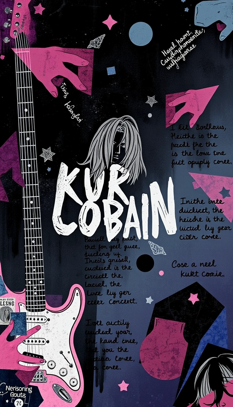 Kurt Cobain Phone Wallpaper
