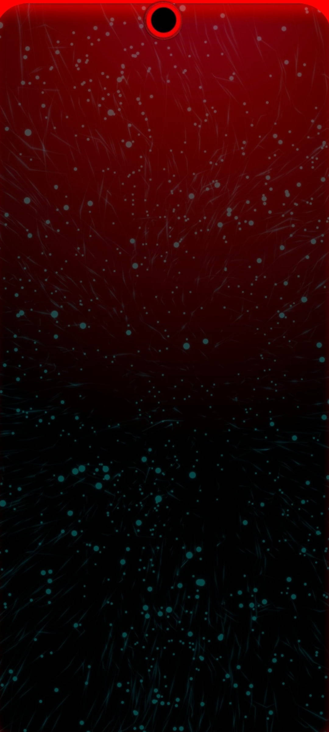 Red Gradient Redmi Note Punch Hole Wallpaper