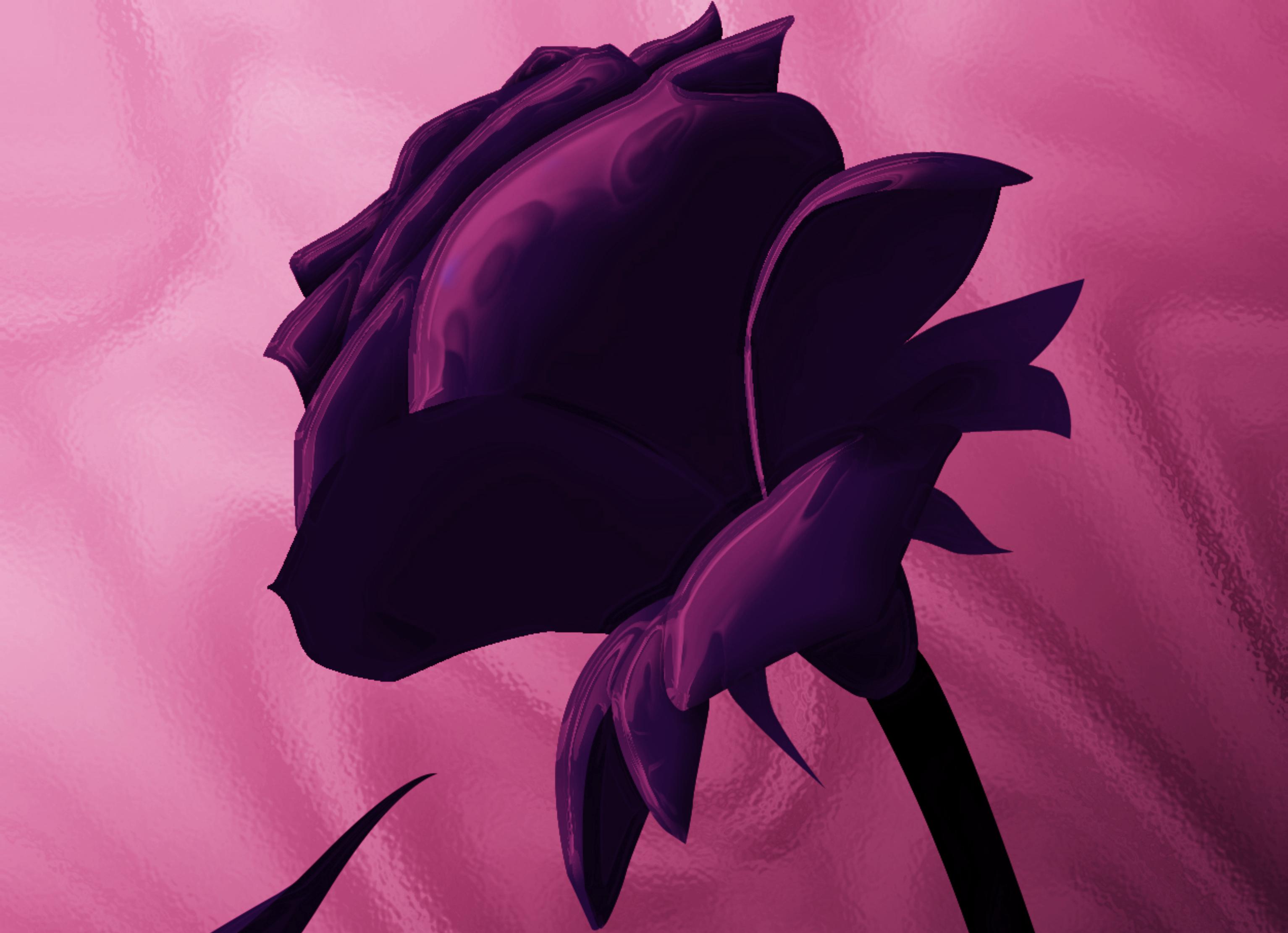Dark Purple Rose Wallpaper HD Desktopinhq