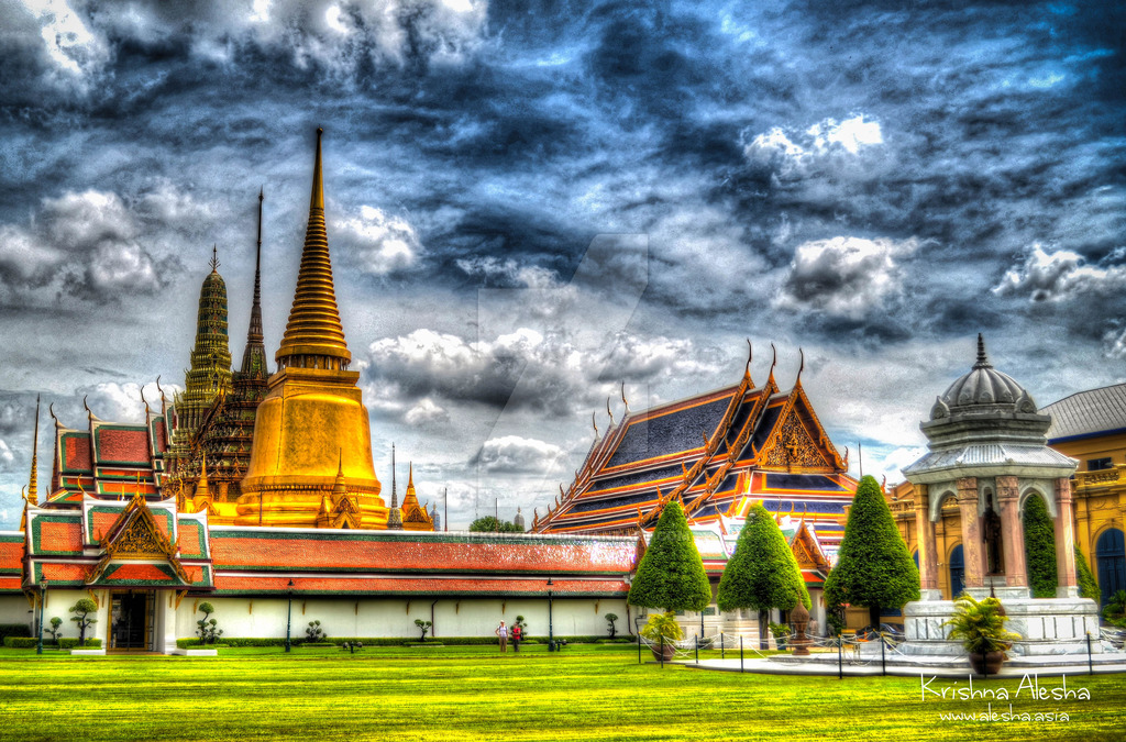 The Grand Palace Bangkok Thailand By Thekriezhna On