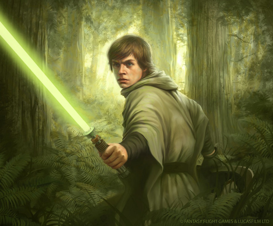 Star Wars Tcg Endor Luke By Anthonyfoti
