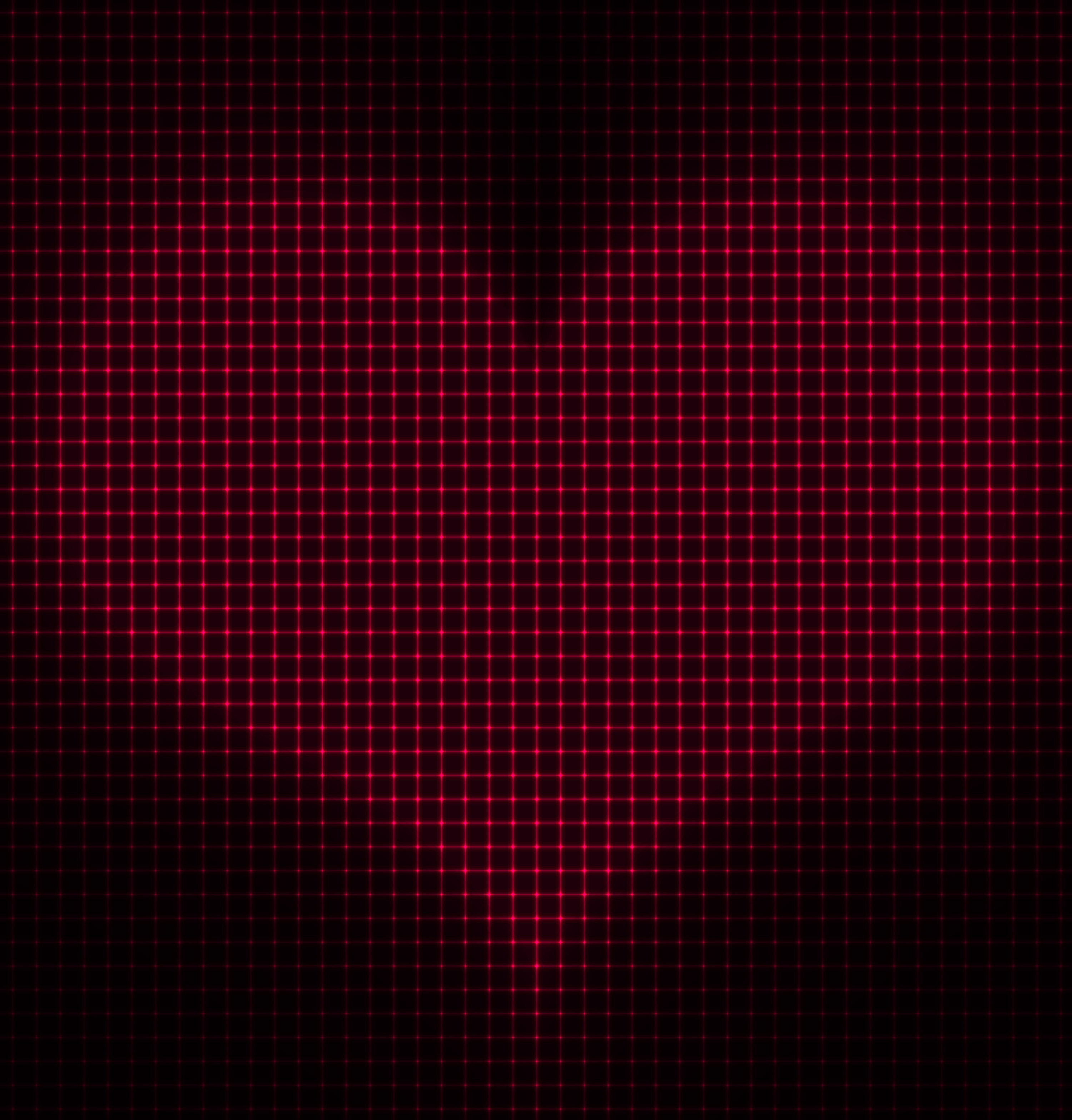 Red Hearts Black Background