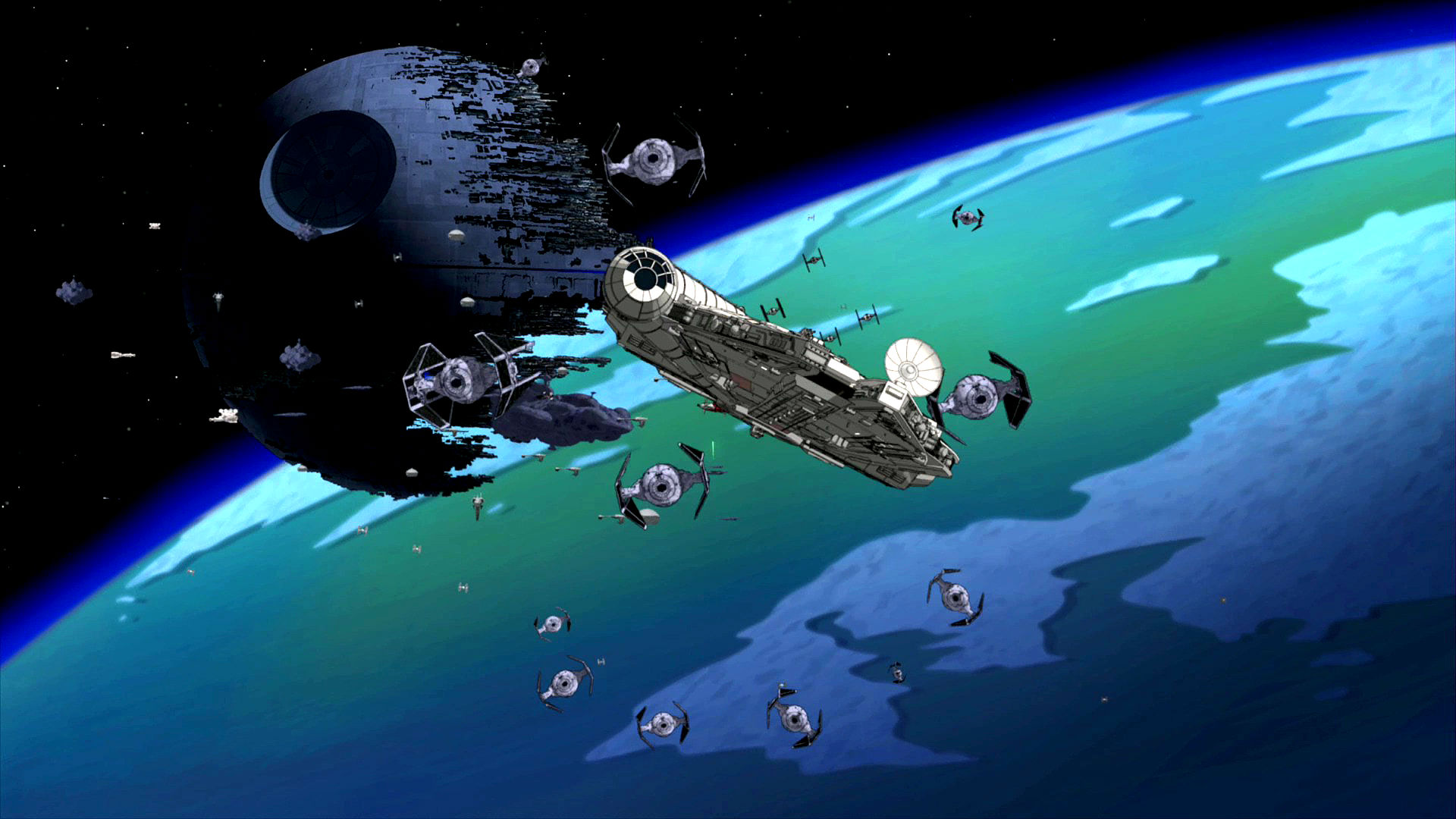 Family Guy Star Wars Sci Fi Spaceship F Wallpaper