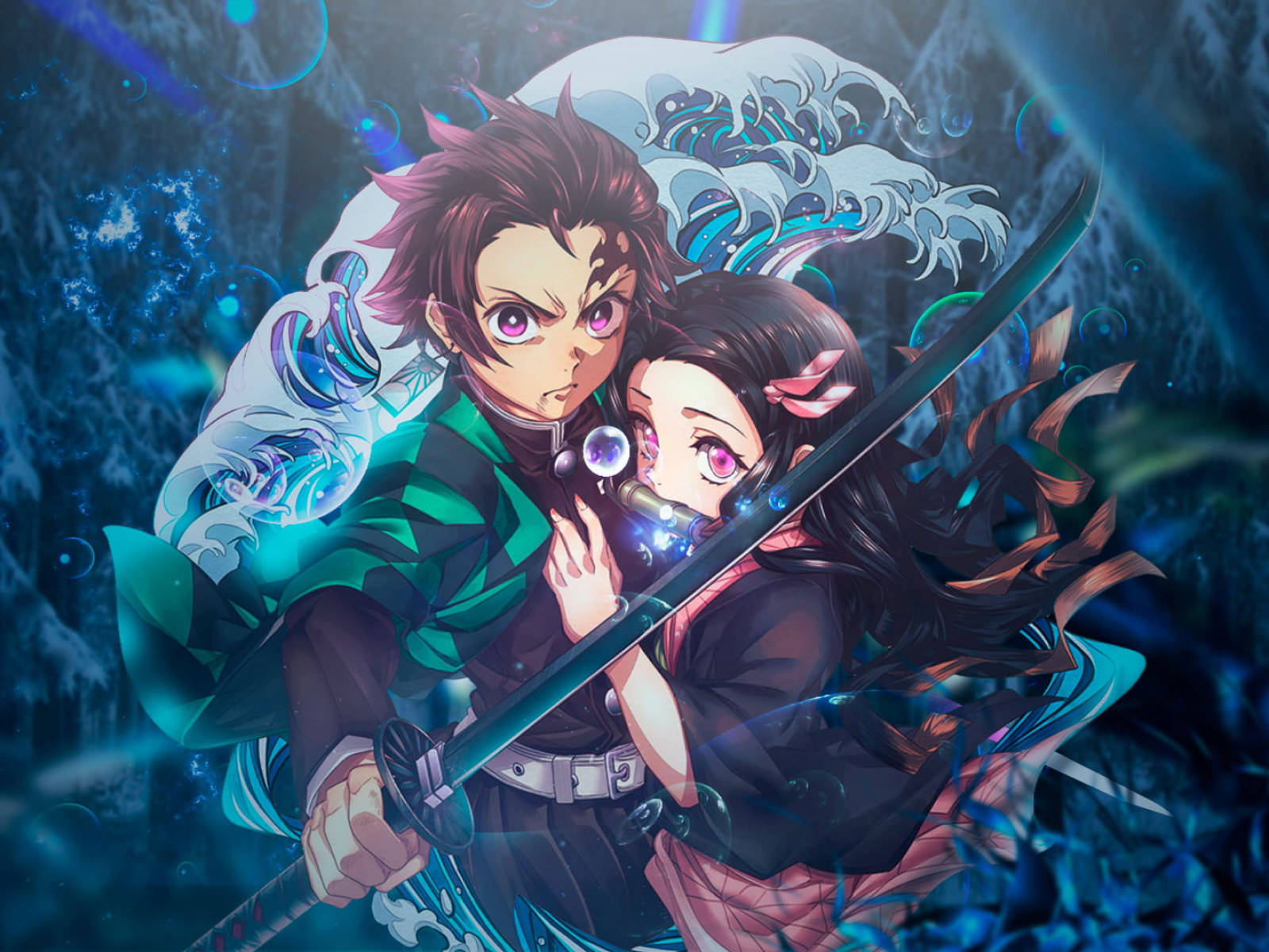 Tanjiro And Nezuko Wallpaper