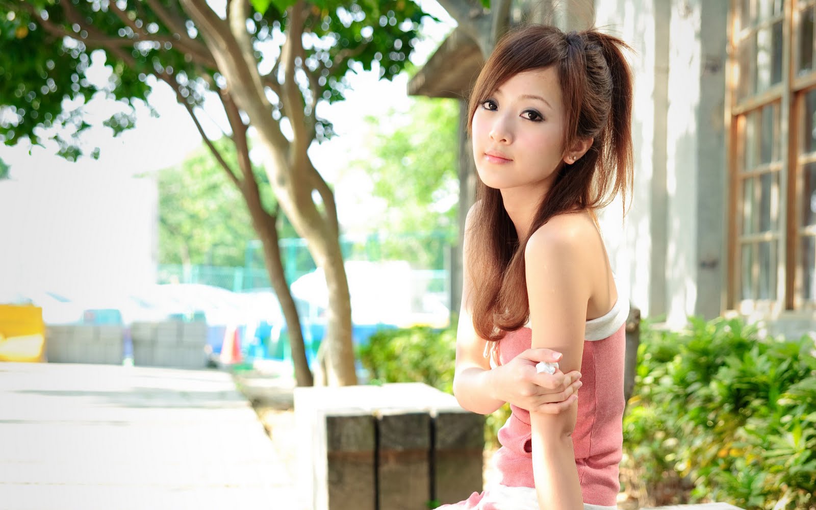 Cute Asian Girls HD Wallpaper Desktop