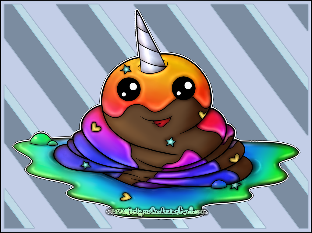 Rainbow Unicorn Poop By Feebyneko