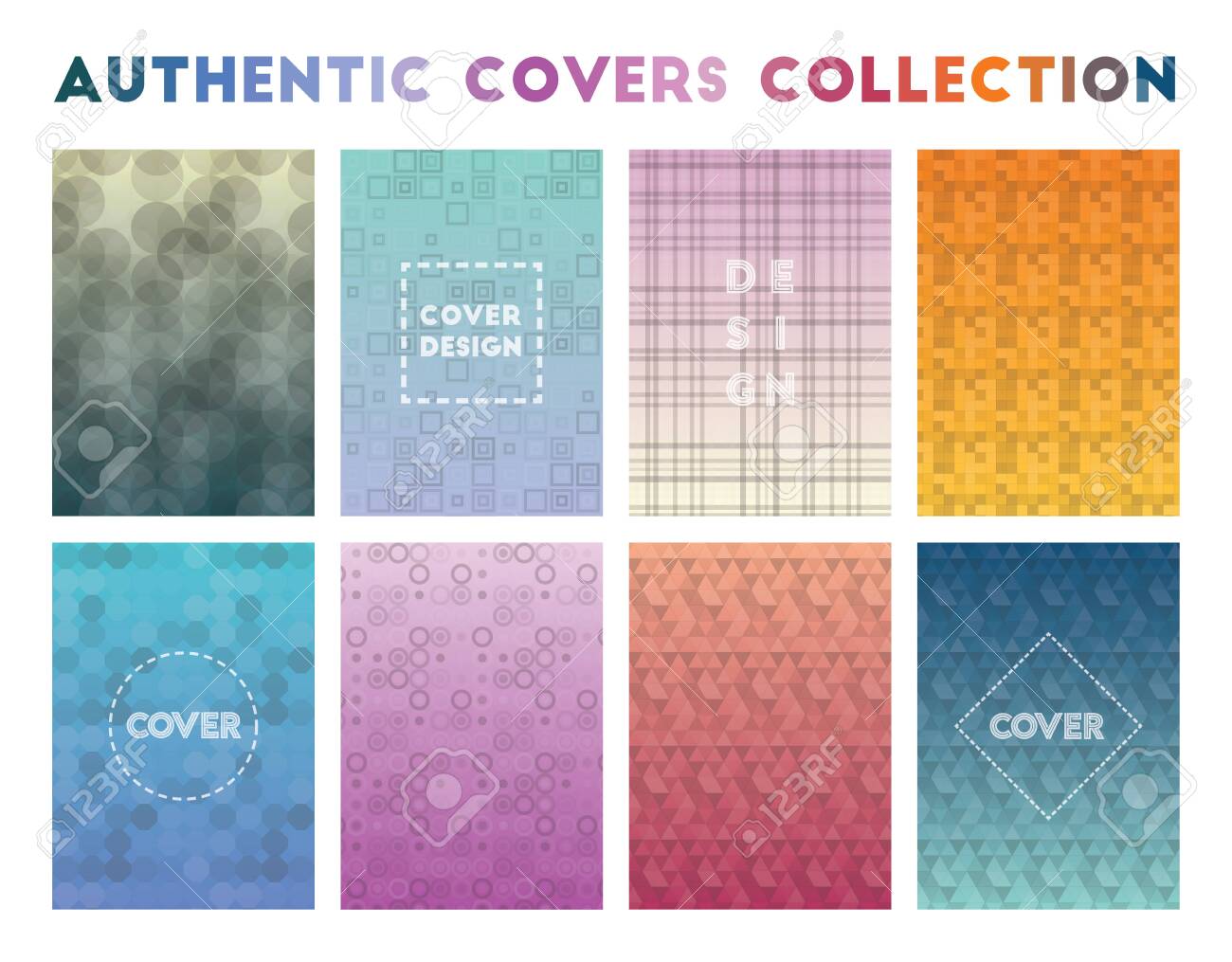 Authentic Covers Collection Alive Geometric Patterns Bewitching