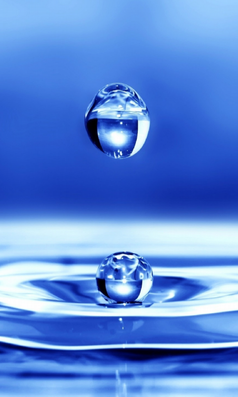 Free download Water Drop Live Wallpaper screenshot [480x800] for your