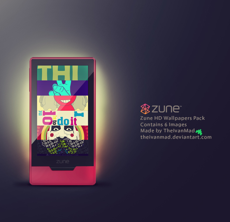 Zune HD Wallpaper 1st Pack By Theivanmad