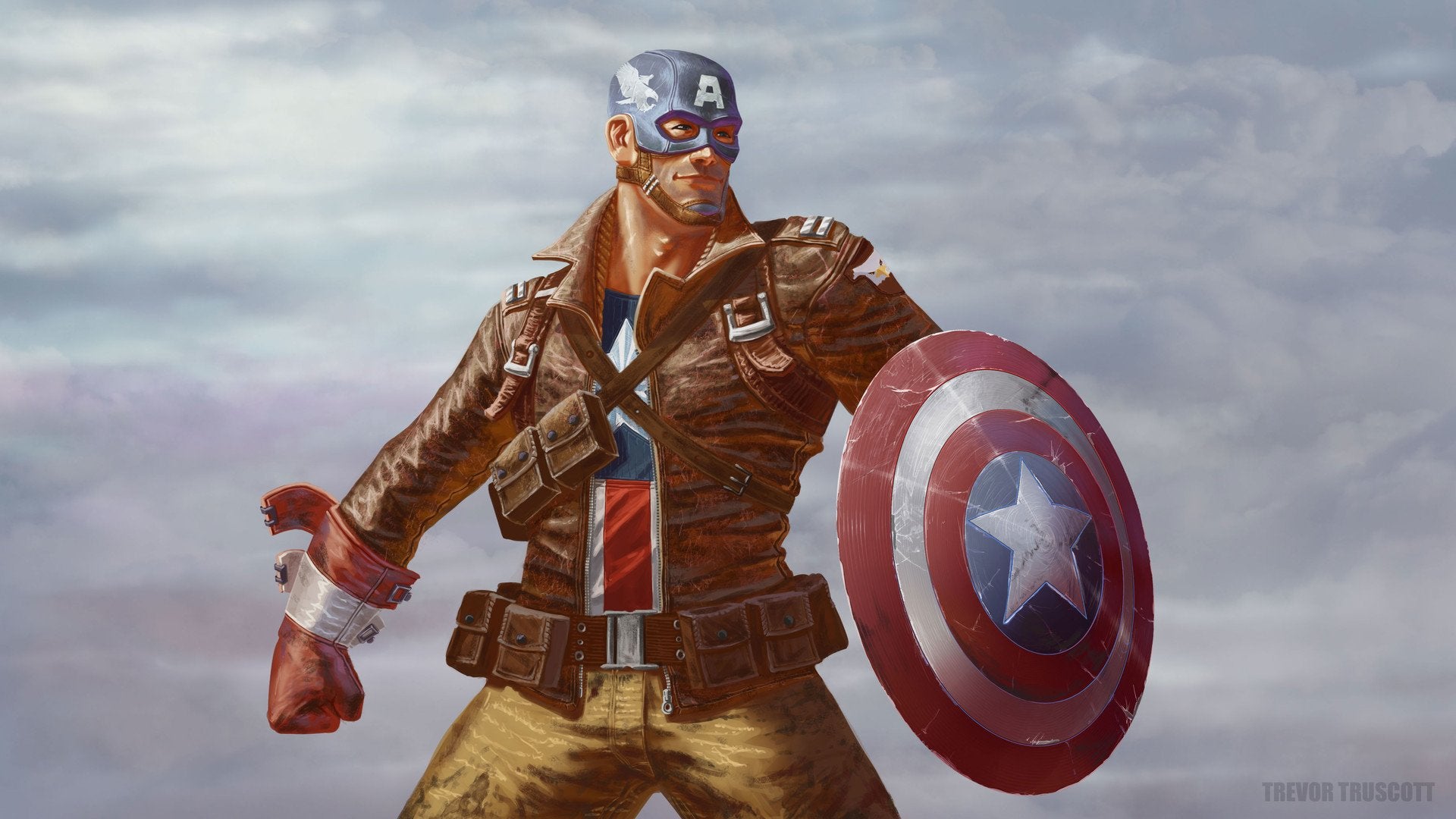 Fan Art Ww2 Captain America By Trevor Truscott R Icbooks