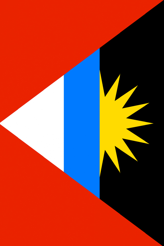 Antigua And Barbuda Flag iPhone Wallpaper HD