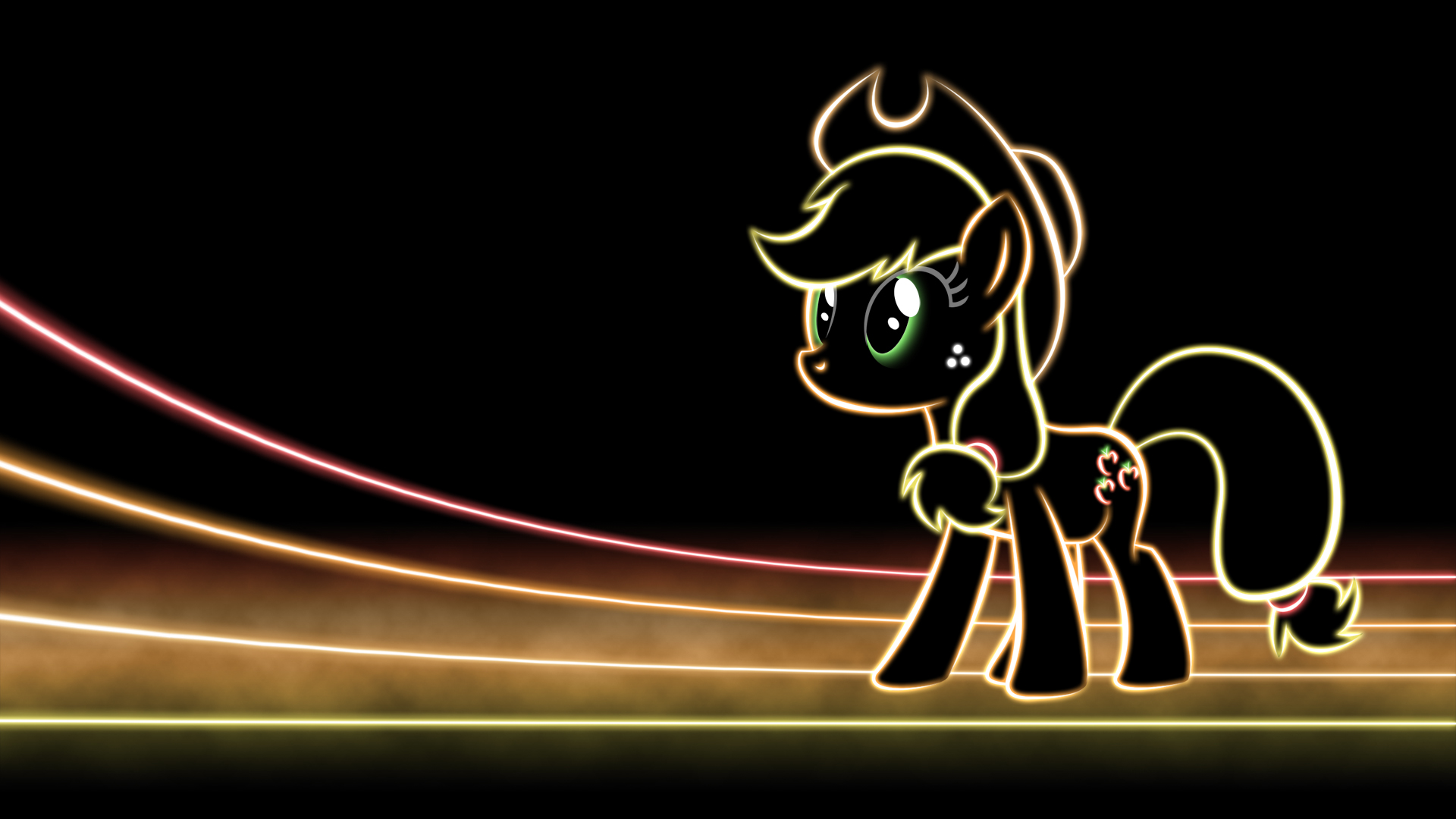 My Little Pony Friendship Is Magic Mlp Glow Wallpaper