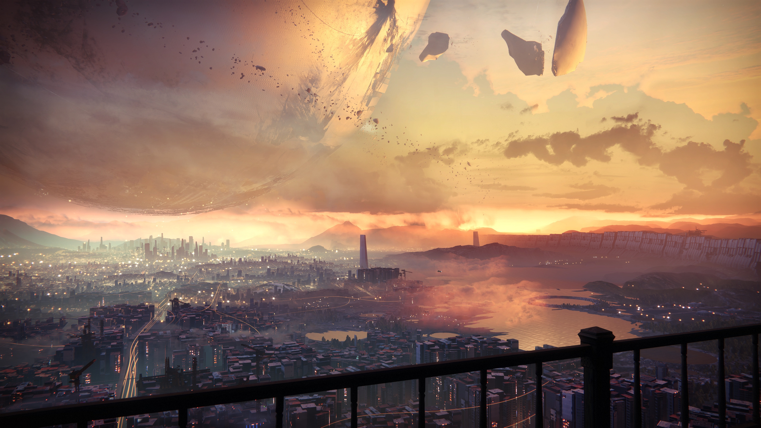 Cityscape Digital Art 4k 1440p Resolution HD Wallpaper