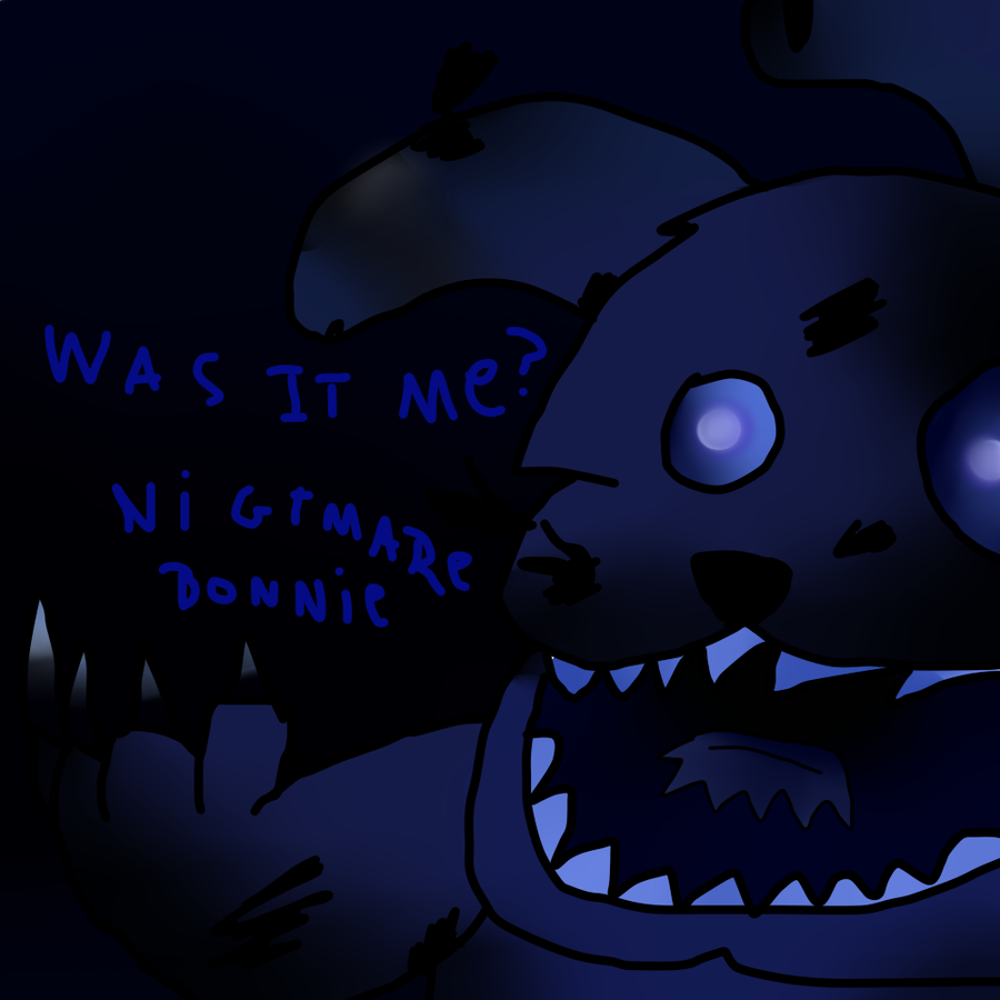 Nightmare Bonnie by DanellaScattolon on