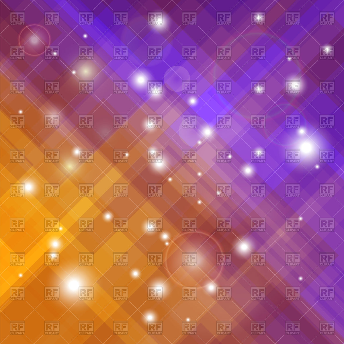 Abstract Blurred Orange Purple Background Vector Image
