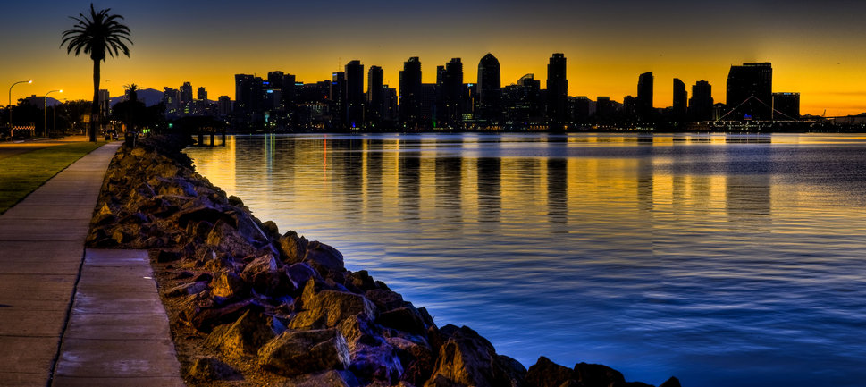 San Diego In The Morning Wallpaper