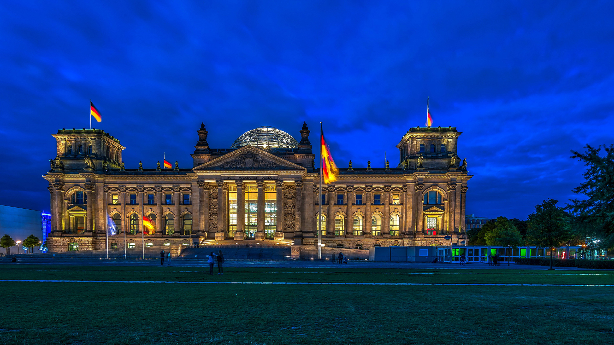 Wallpaper Berlin Germany Town Square Bundestag Reichstag