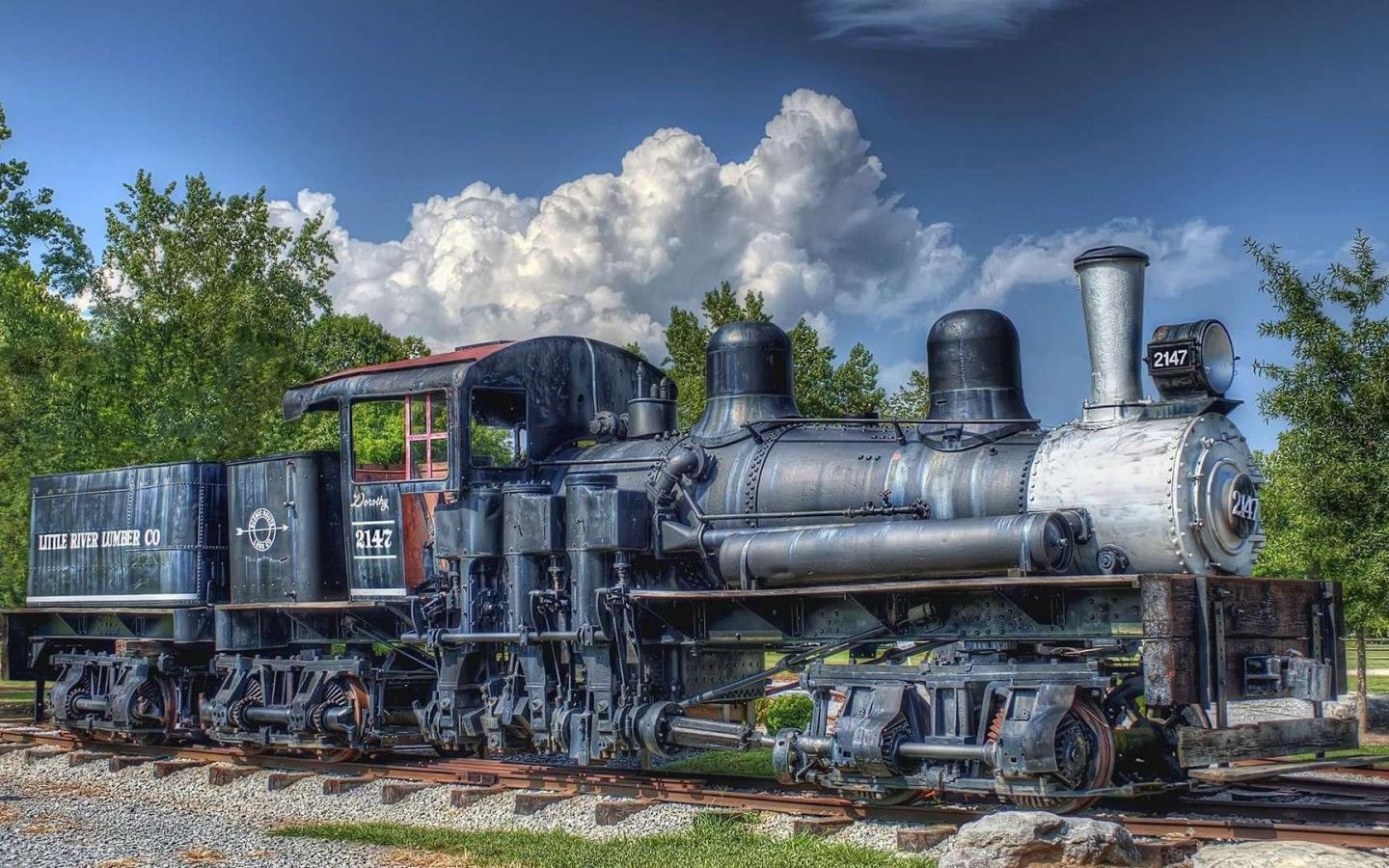 Old Steam Engine HDr Wallpaper HD