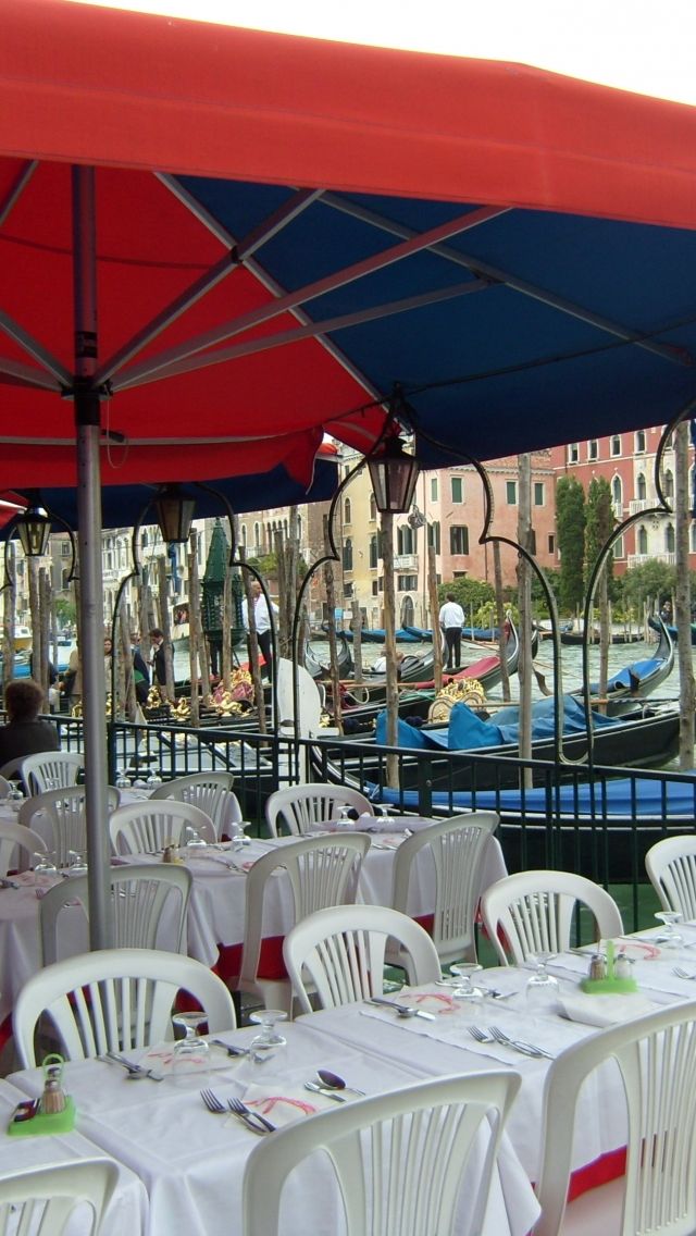 Wallpaper iPhone Italy Venice Cafes Background