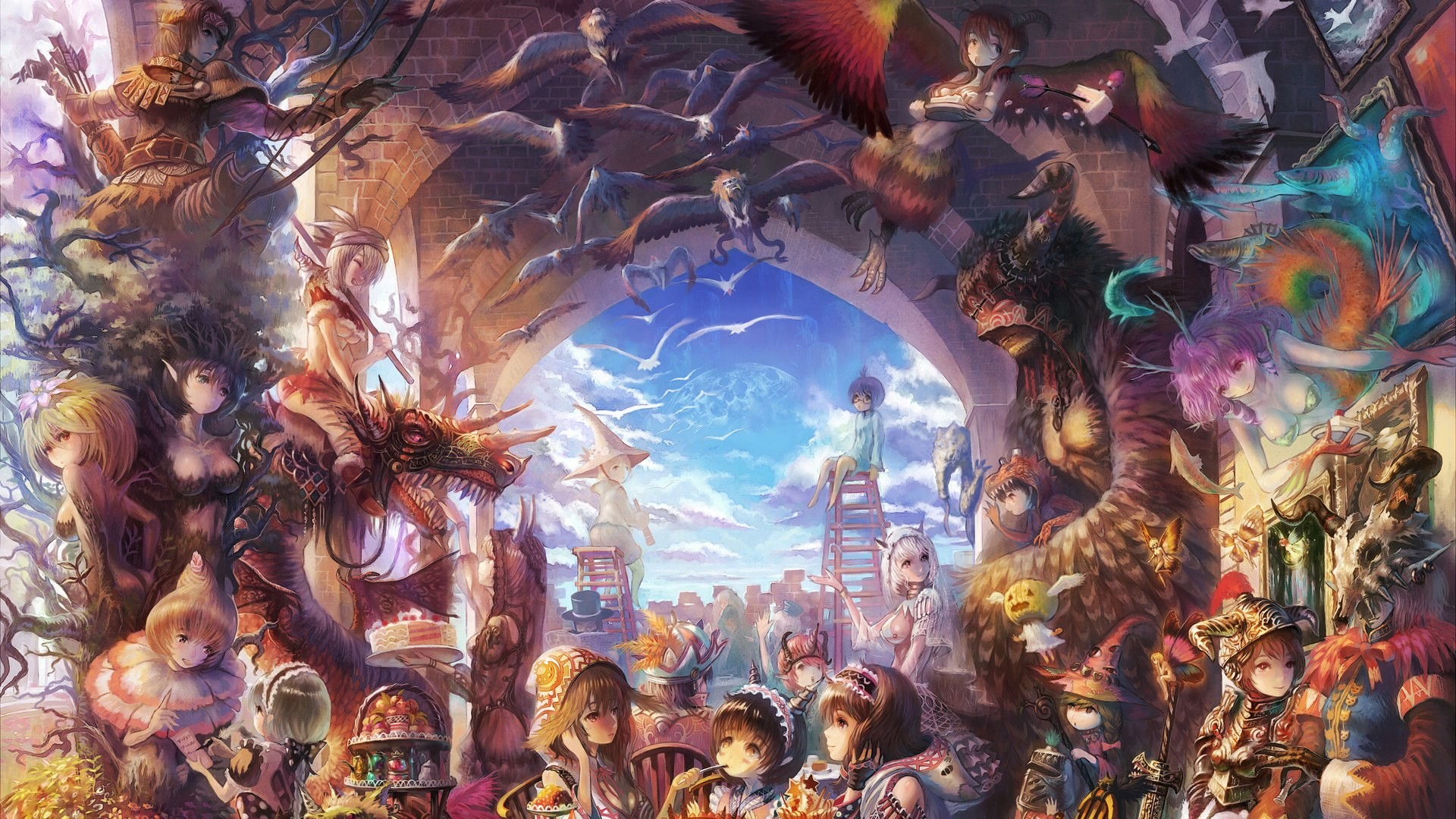 All Anime Characters HD Wallpaper