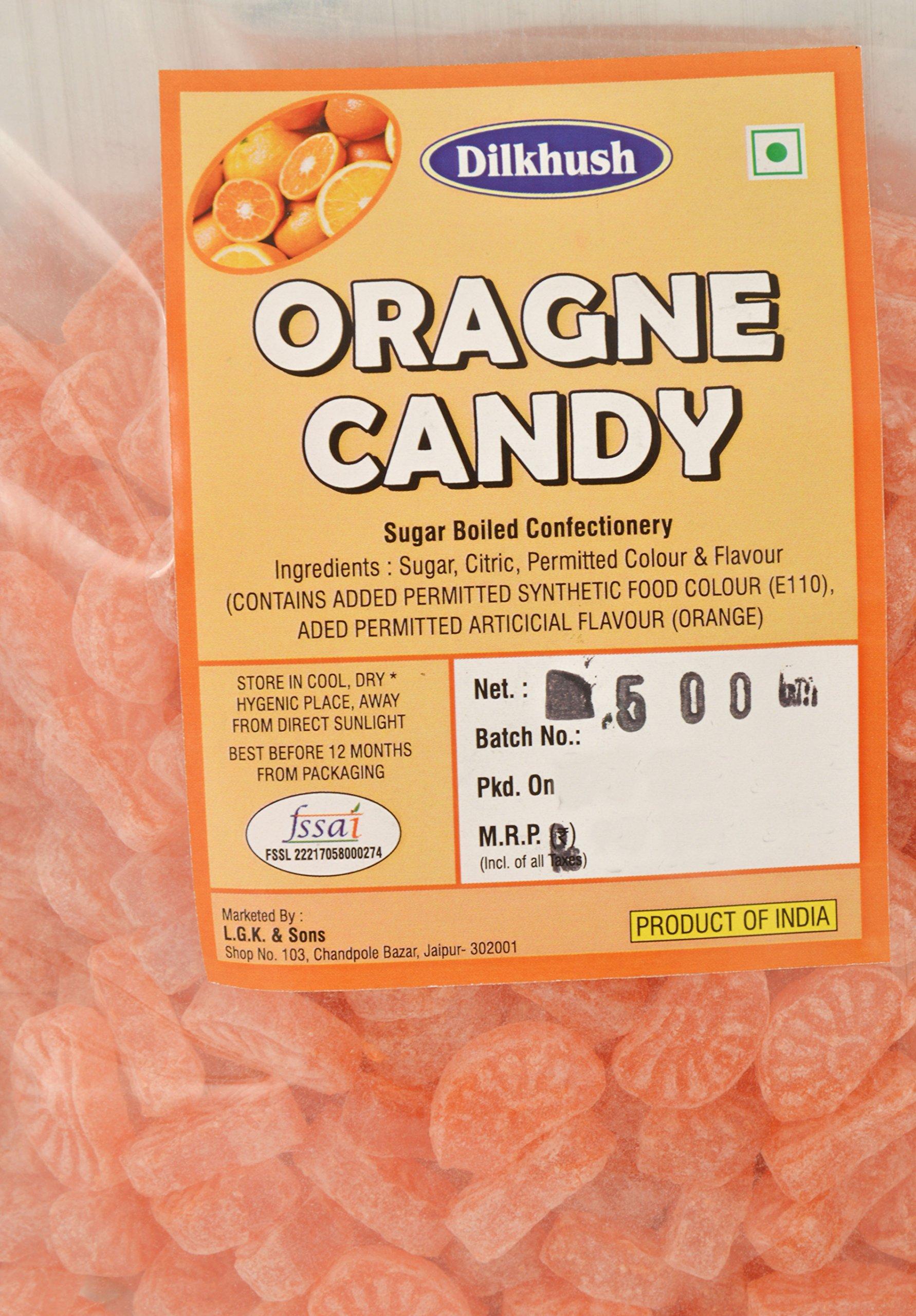 Amazon Dilkhush Orange Candy Grams Grocery Gourmet Food