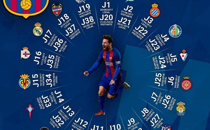 Calendario Fc Barcelona Liga Espa Ola Santander