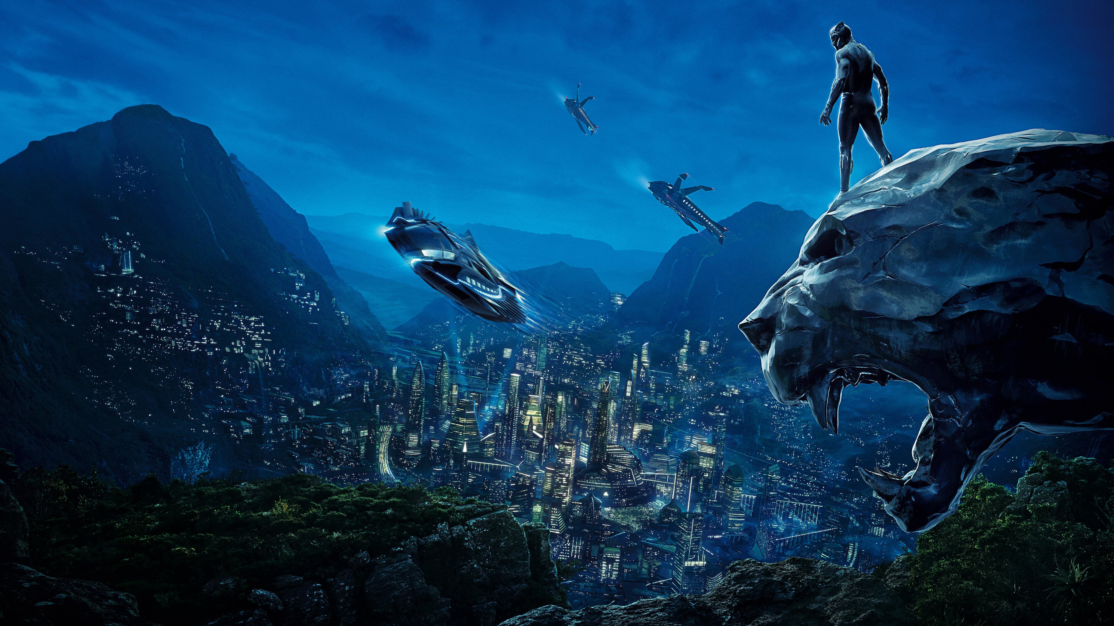 Black Panther 4k Movie Poster HD Movies Wallpaper Image