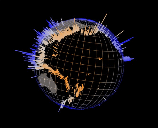 Gif Rotating Globe : Globe Earth Spinning Mova Solar Gif Satellite ...