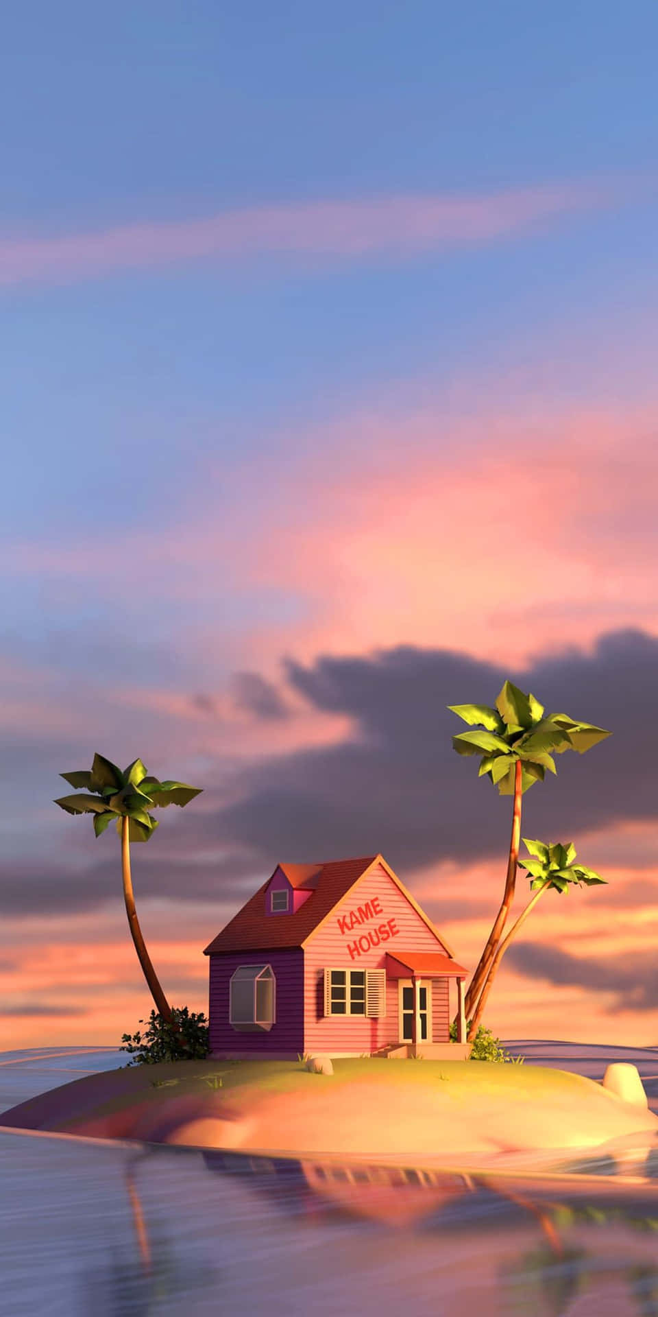 An Iconic Shot Of Kame House A Popular Travel Destination Wallpaper