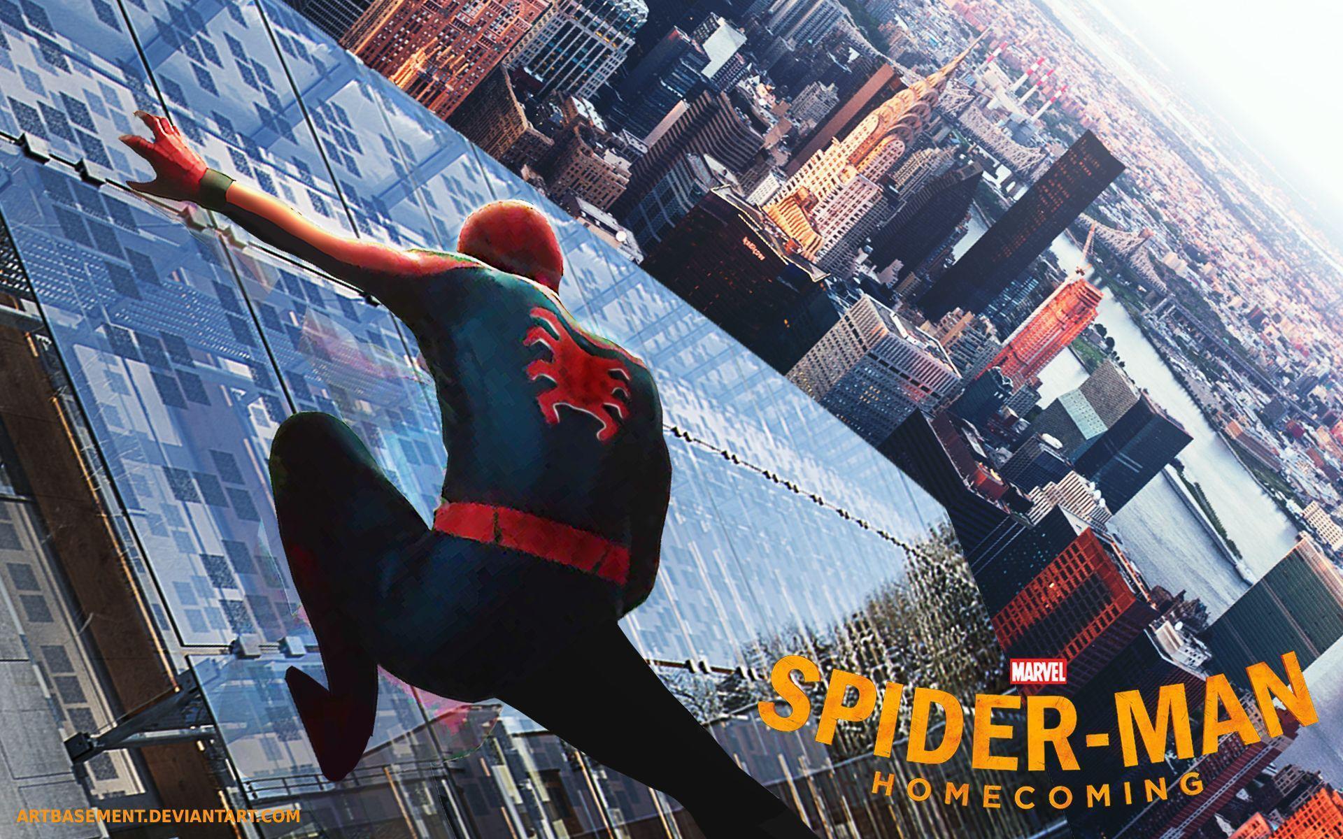 Spider Man Homeing Wallpaper HD