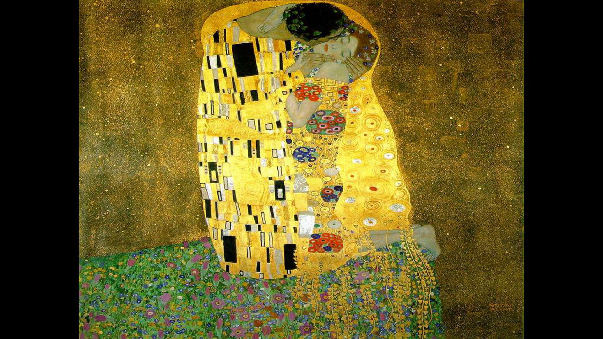 Gustav Klimt The Kiss Wallpaper Artistic HD