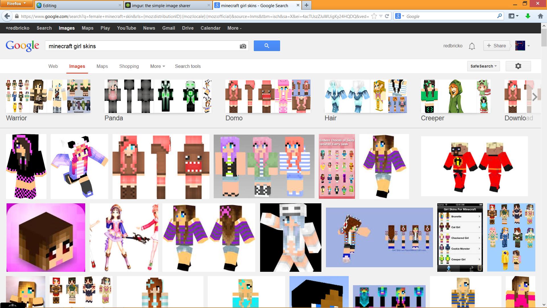 minecraft papercraft skins girl