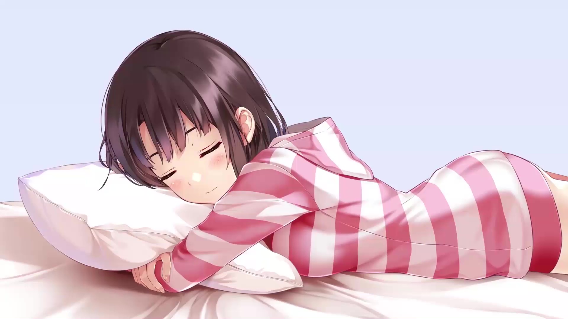 Sleeping Anime Girl Live Wallpaper Wallpaperwaifu