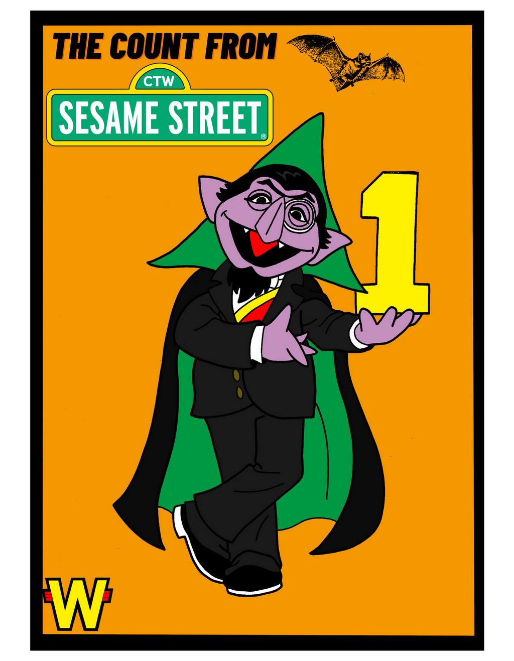 Count Von From Sesame Street By Donandron