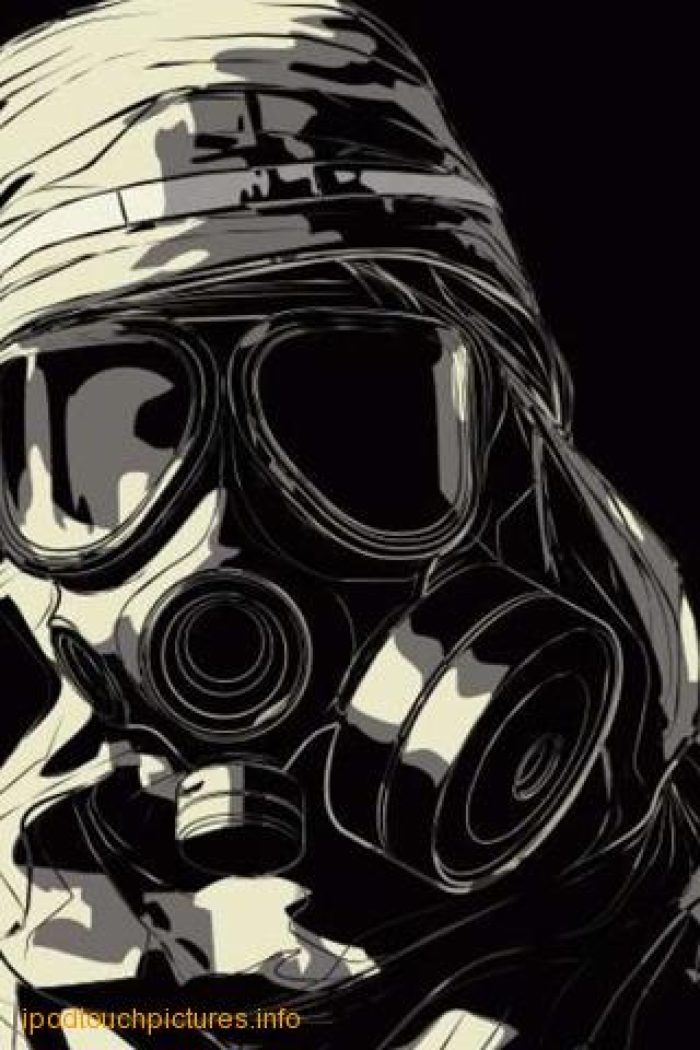 Gas Mask Wallpaper HD iPhone
