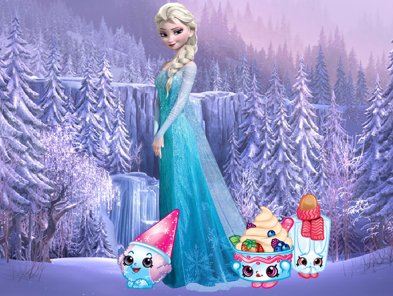 Frozen Shopkins With The Snow Queen By Wynterstar93