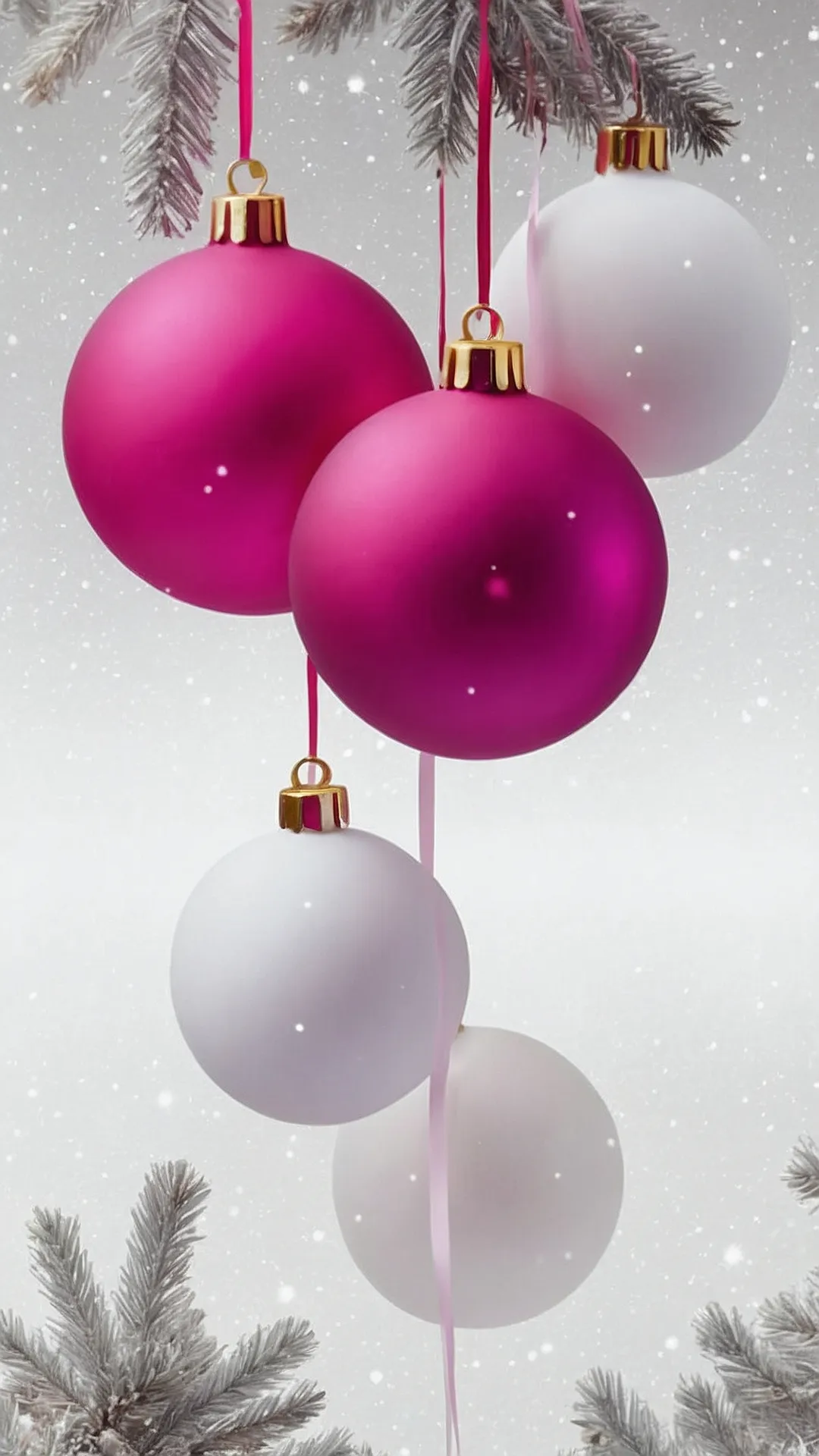 Pink Christmas Wallpaper To Spread Cheer On Your Screens