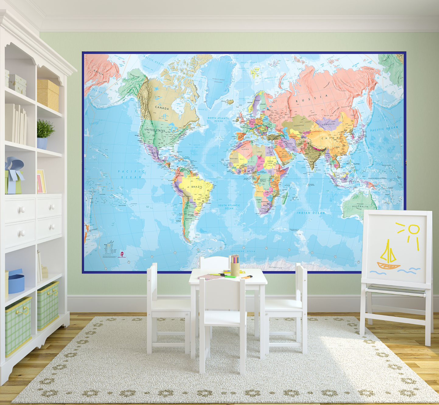 Giant World Map By Maps International