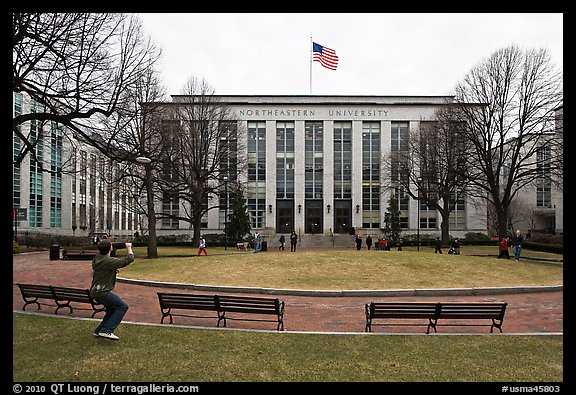 Picture Photo Northeastern University Boston Massachussets Usa