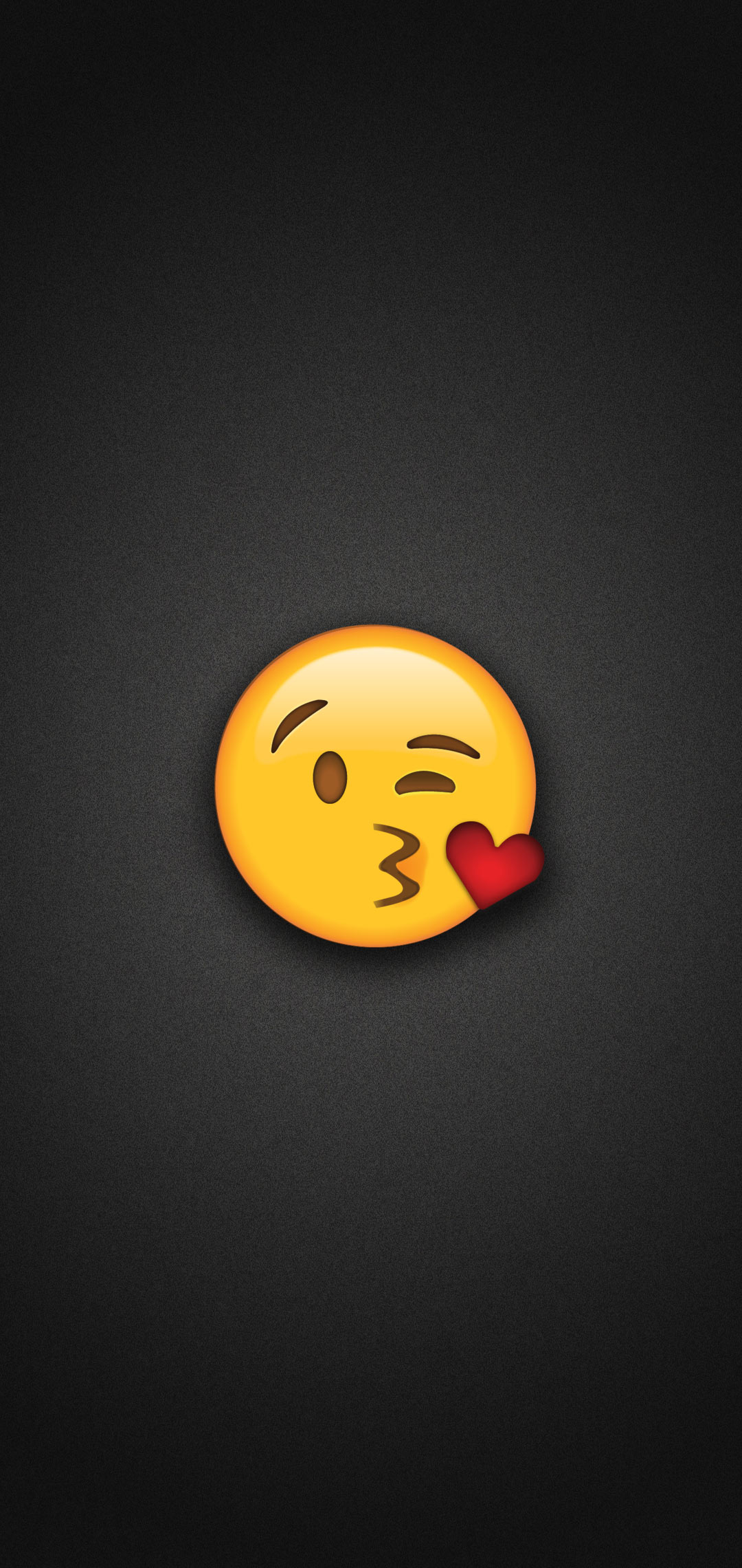 Blow Kiss Emoji Phone Wallpaper