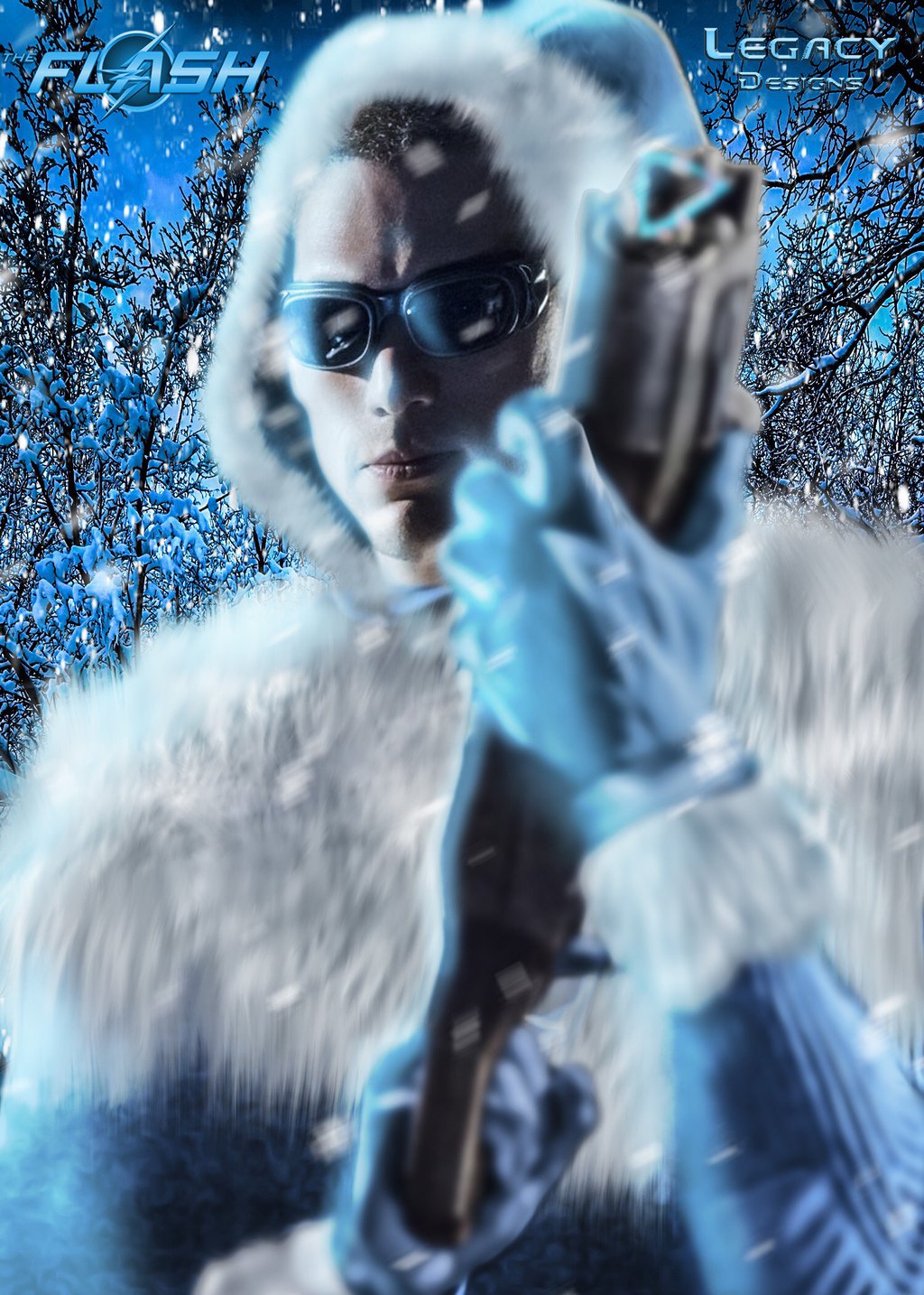 Captain Cold   Wallpaper   Legacy Designs by cthebeast123 1024x1434