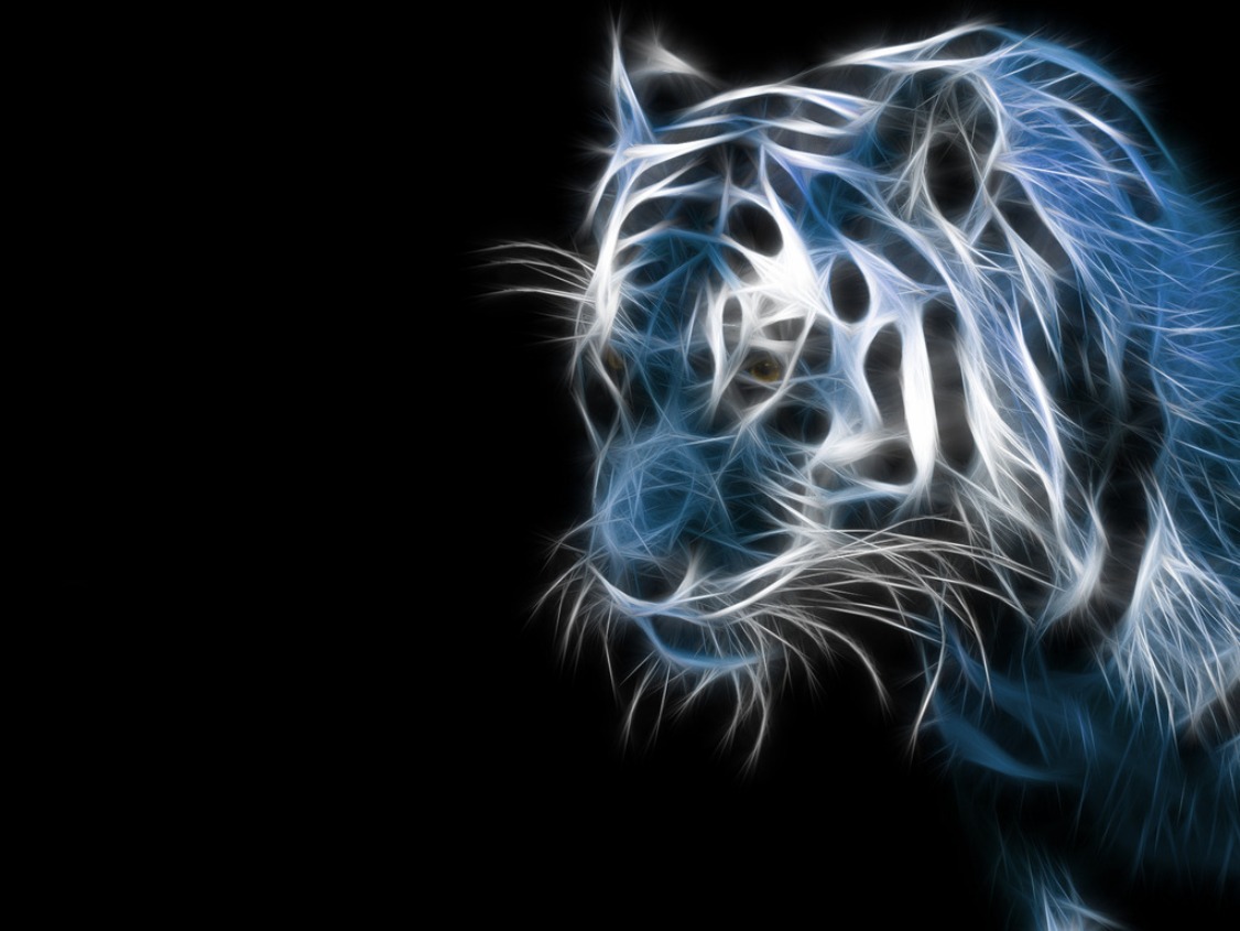 Description Cool Tiger Glow Wallpaper Is A Hi Res For Pc