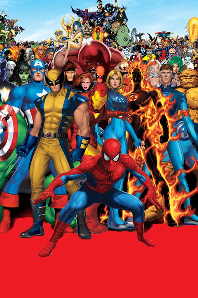 Cartoons Wallpaper Superheroes I4 With Size