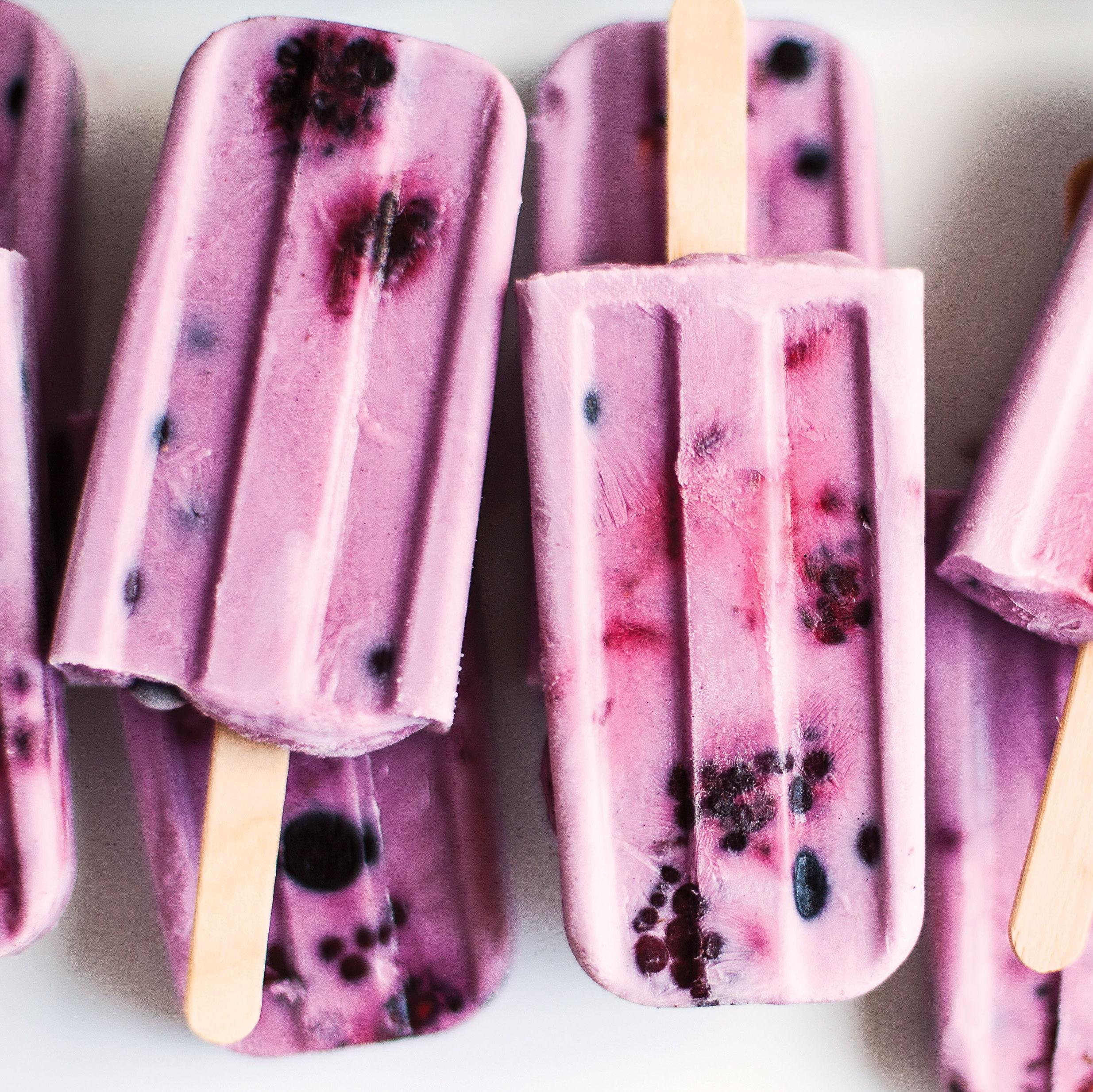 Summer Berry Coconut Milk Ice Pops Recipe Epicurious