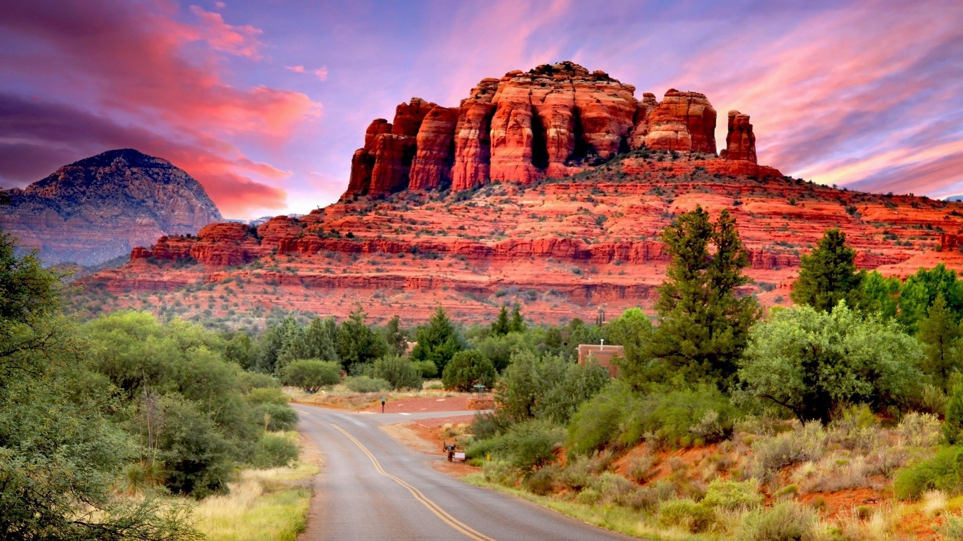 Road Between Arizona Desert Monument Valley HD Nature Wallpapers  HD  Wallpapers  ID 56547