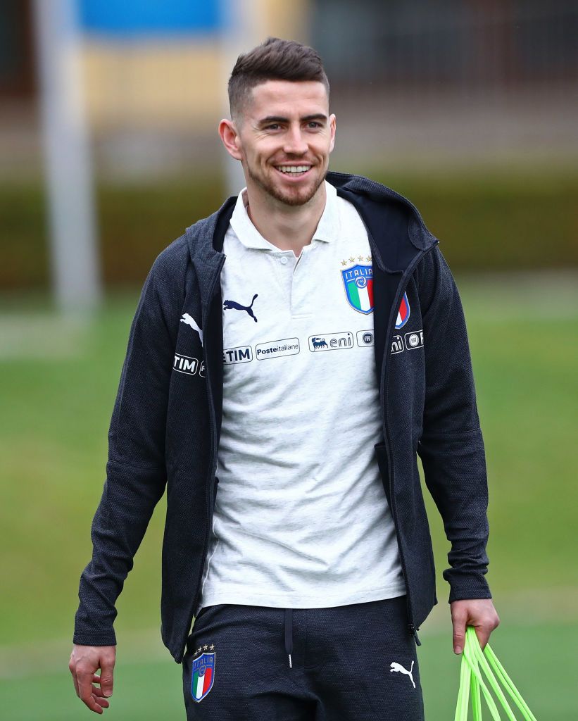 Frello Filho Jorge Luiz Jorginho Of Italy Looks On During The Wallpaper