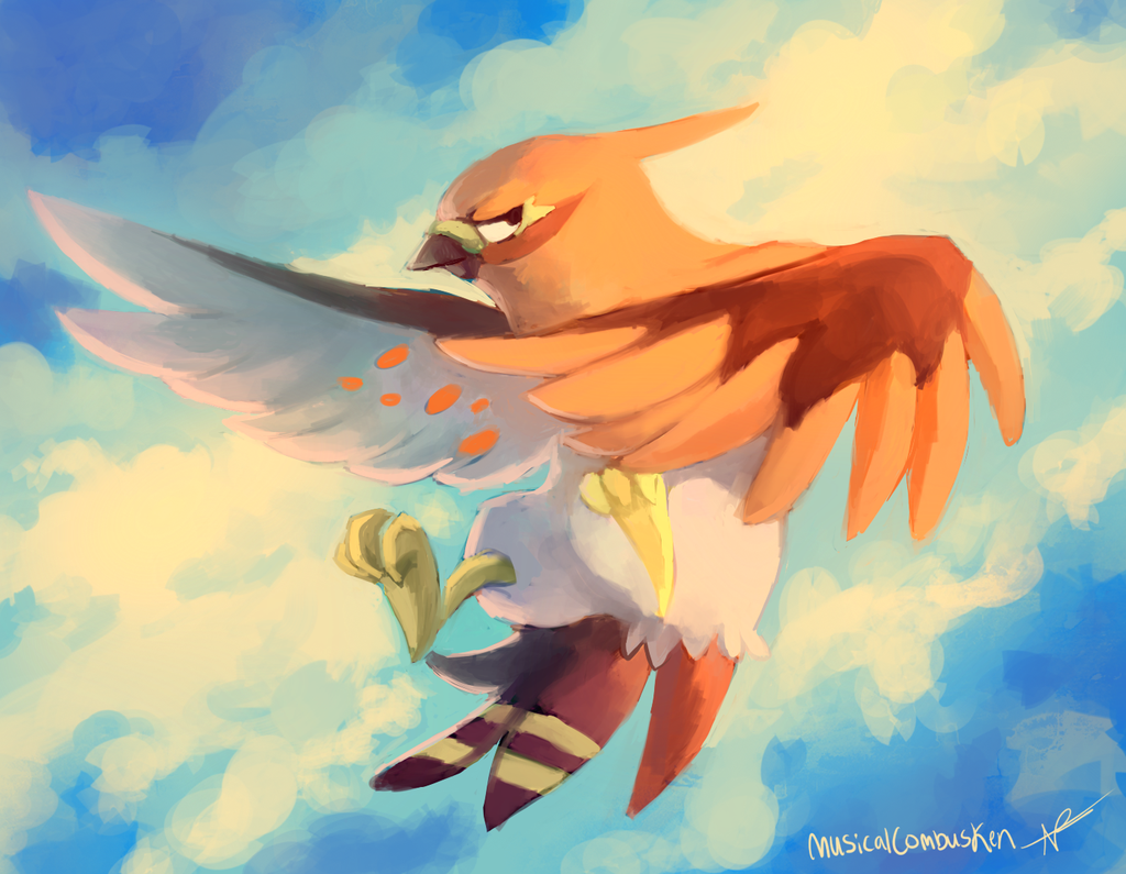 Talonflame by MusicalCombusken on