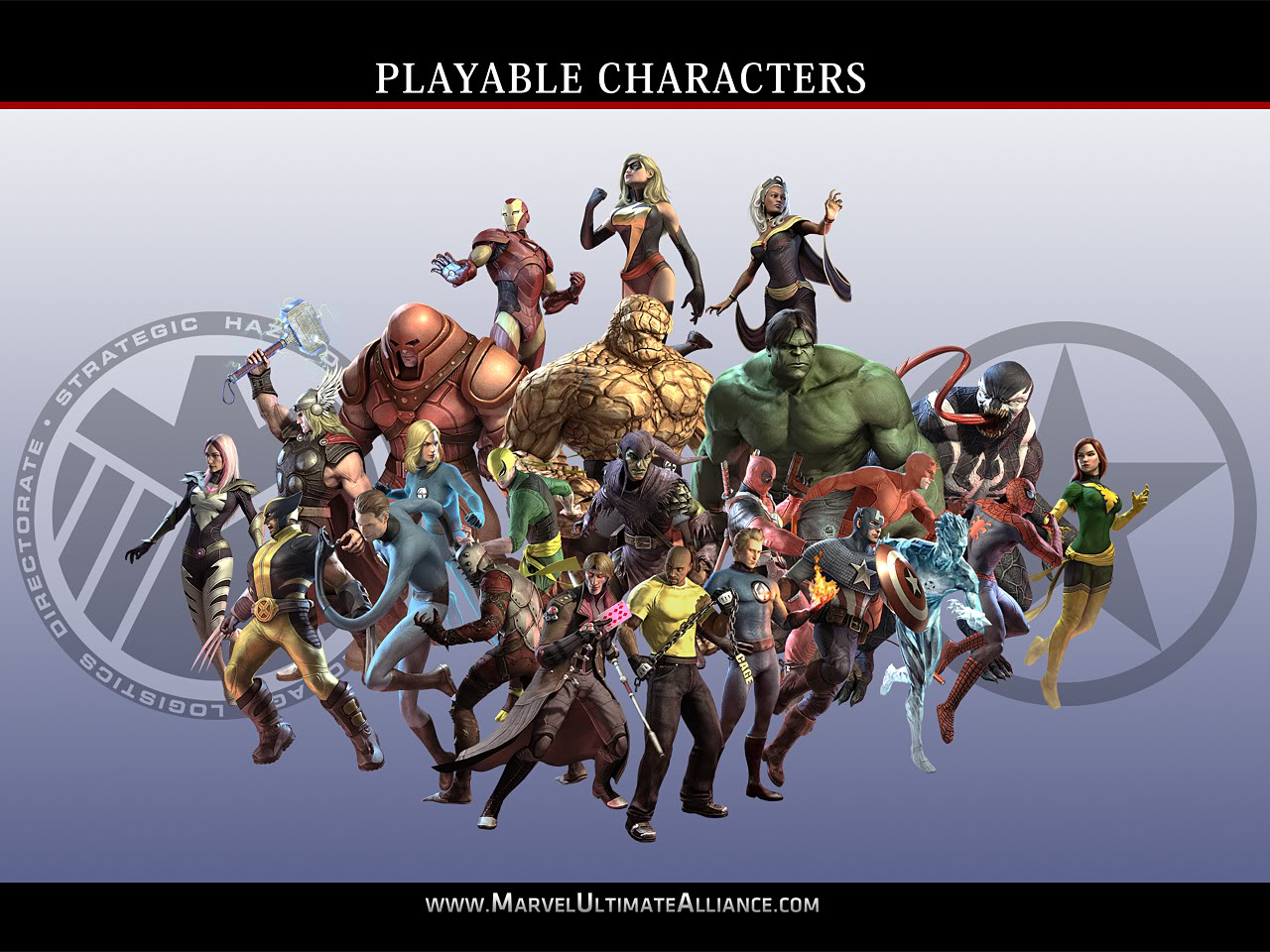 Marvel Ultimate Alliance Character S Wallpaper