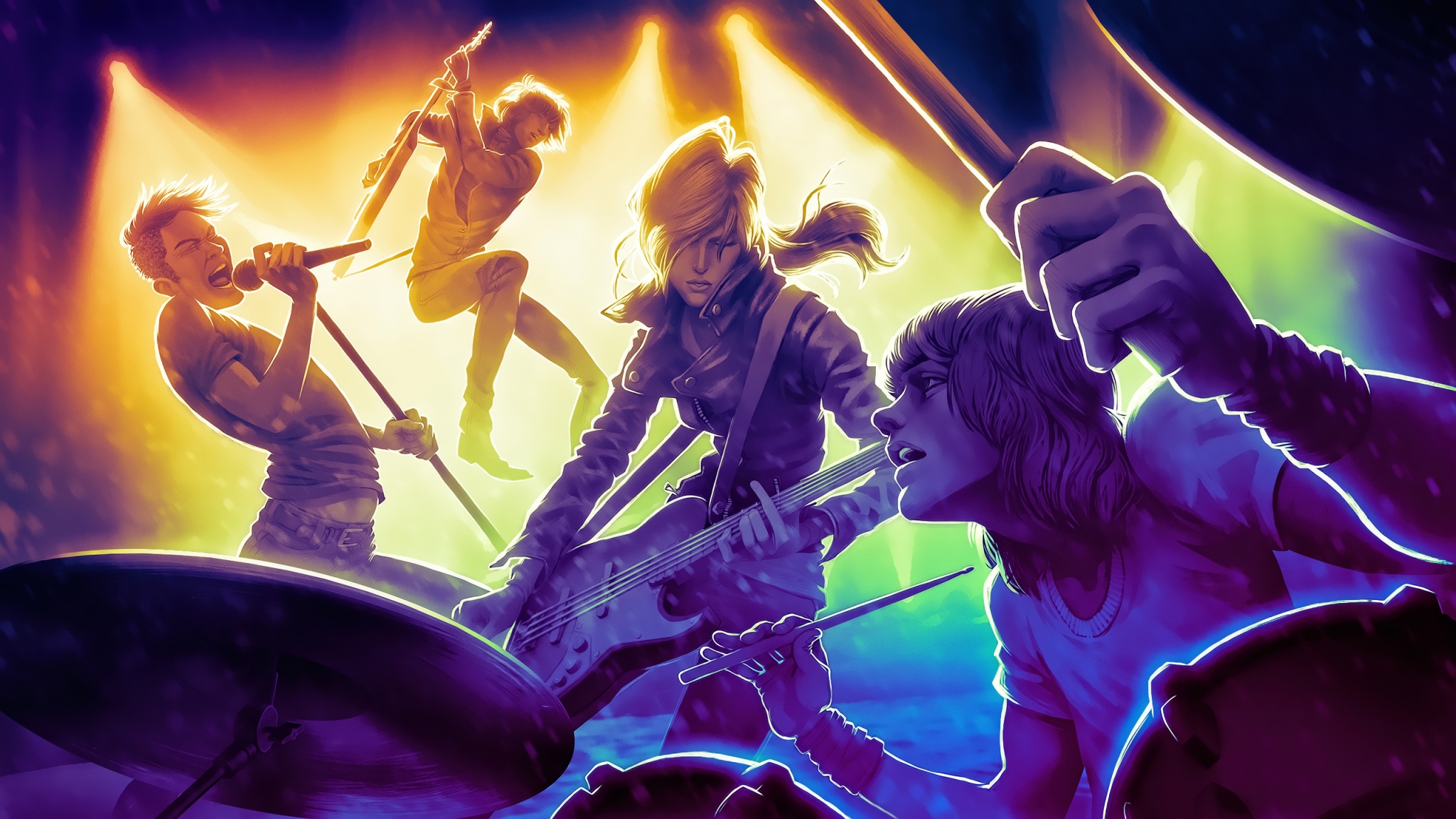 Rock Band 4 2015 Wallpapers   2048x1152   632372