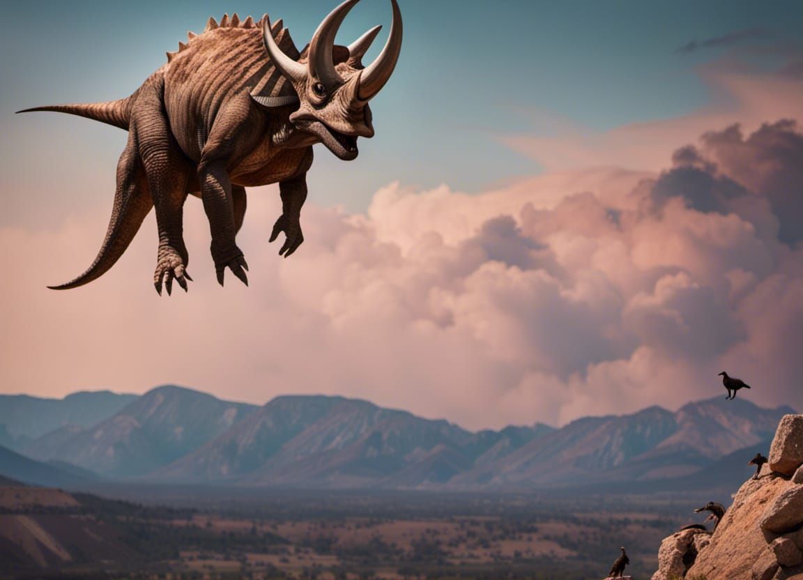 A Triceratops Ai Generated Artwork Nightcafe Creator